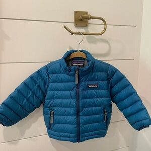 Patagonia Blue Puffer Jacket